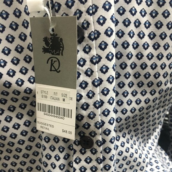 NWT Tailored Slim Fit Men's Dress Shirt Daniel K - Picture 8 of 10